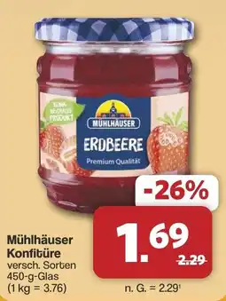 Famila Nord West Mühlhäuser Konfitüre Angebot