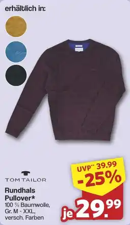 Famila Nord West TOM TAILOR Rundhals Pullover* Angebot