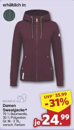 Famila Nord West BAUMFUCHS Damen Sweatjacke* Angebot
