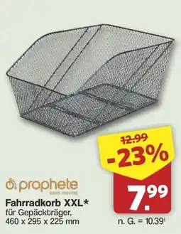 Famila Nord West prophete Fahrradkorb XXL* Angebot