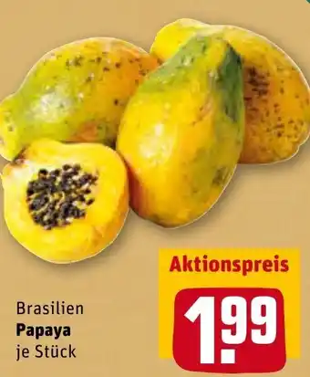 REWE Papaya Angebot