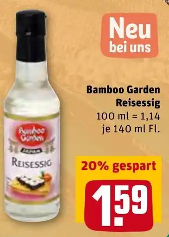 REWE Bamboo Garden Reisessig 140ml Angebot