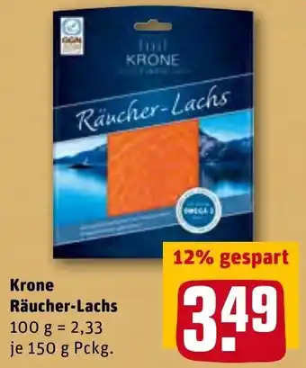 REWE Krone Räucher Lachs 150g Angebot