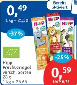 Budni Hipp Früchteriegel Angebot