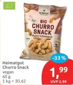 Budni Heimatgut Churro Snack vegan Angebot