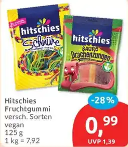 Budni Hitschies Fruchtgummi vegan Angebot