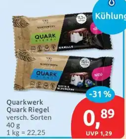 Budni Quarkwerk Quark Riegel Angebot