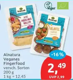 Budni Alnatura Veganes Fingerfood Angebot