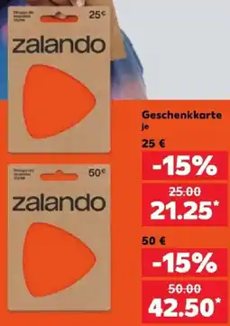 Kaufland Zalando Geschenkkarte Angebot
