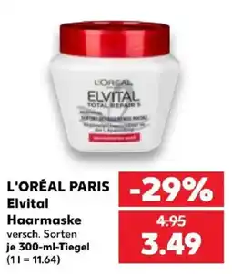 Kaufland L'ORÉAL PARIS Elvital Haarmaske Angebot