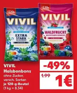 Kaufland VIVIL Halsbonbons Angebot