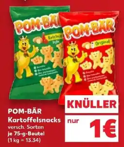 Kaufland POM-BÄR Kartoffelsnacks Angebot