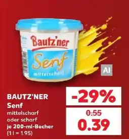 Kaufland Bautz'ner Senf Angebot