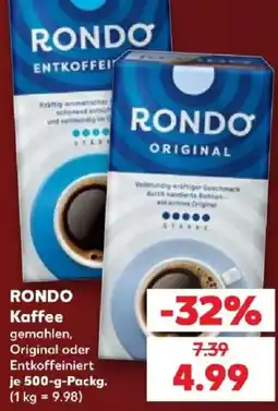 Kaufland Rondo Kaffee Angebot