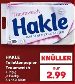 Kaufland Hakle Toilettenpapier Traumweich Angebot