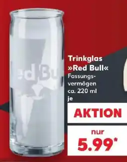 Kaufland Trinkglas »Red Bull« Angebot