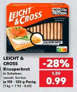 Kaufland LEICHT & CROSS Knusperbrot Angebot