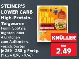 Kaufland STEINER'S LOWER CARB High-Protein-Teigwaren Angebot