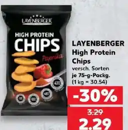 Kaufland LAYENBERGER High Protein Chips Angebot