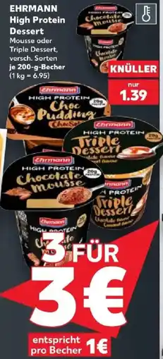 Kaufland EHRMANN High Protein Dessert Angebot