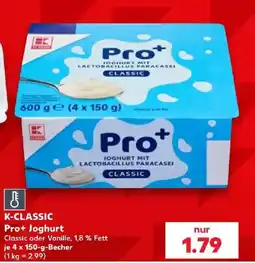Kaufland K-CLASSIC Pro+ Joghurt Angebot