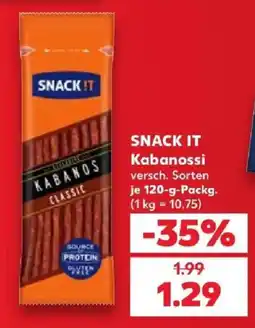 Kaufland SNACK IT Kabanossi Classic Angebot