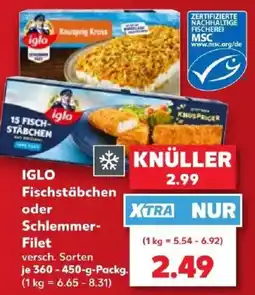Kaufland IGLO Fischstäbchen Angebot