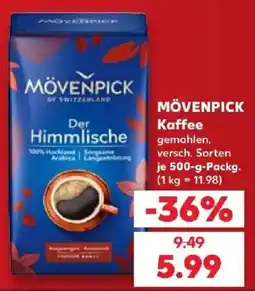 Kaufland MÖVENPICK Kaffee Angebot