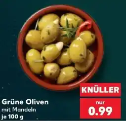 Kaufland Grüne Oliven mit Mandeln Angebot