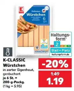 Kaufland K-CLASSIC Würstchen Angebot