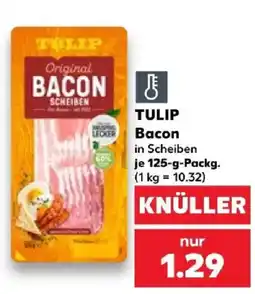 Kaufland TULIP Bacon in Scheiben Angebot