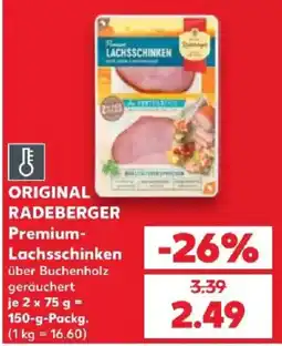Kaufland ORIGINAL RADEBERGER Premium-Lachsschinken Angebot