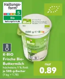 Kaufland K-BIO Frische Bio-Buttermilch Angebot