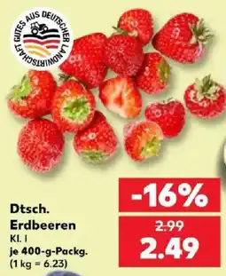 Kaufland Dtsch. Erdbeeren Angebot