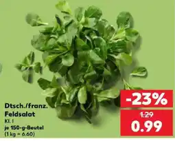 Kaufland Dtsch./franz. Feldsalat Angebot