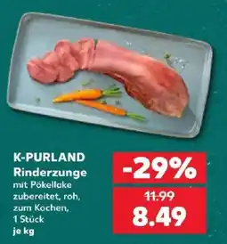 Kaufland K-PURLAND Rinderzunge Angebot
