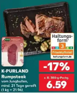 Kaufland K-PURLAND Rumpsteak Angebot