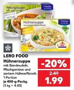 Kaufland LERO FOOD Hühnersuppe Angebot