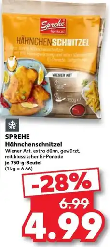 Kaufland Sprehe Hähnchenschnitzel Angebot