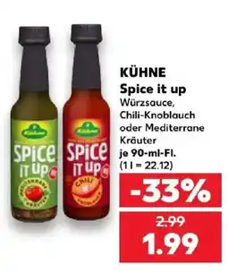 Kaufland KÜHNE Spice it up Angebot