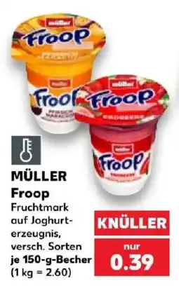 Kaufland MÜLLER Froop Fruchtmark auf Joghurt-erzeugnis Angebot