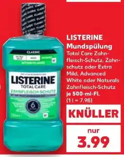 Kaufland Listerine Mundspülung Total Care Zahnfleisch-Schutz Angebot