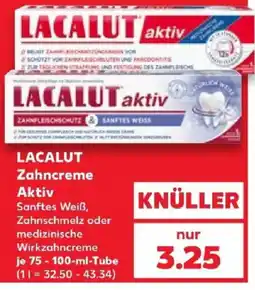 Kaufland LACALUT Zahncreme Aktiv Angebot
