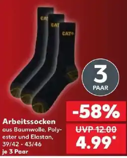 Kaufland CAT Arbeitssocken Angebot