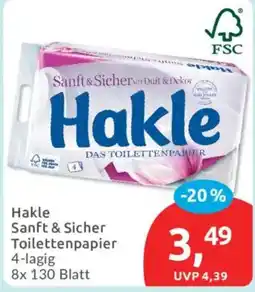 Budni Hakle Sanft & Sicher Toilettenpapier Angebot