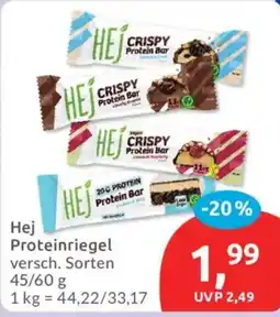 Budni Hej Proteinriegel Angebot