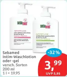 Budni Sebamed Intim-Waschlotion oder -gel Angebot