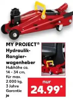 Kaufland MY PROJECT Hydraulik-Rangierwagenheber Angebot