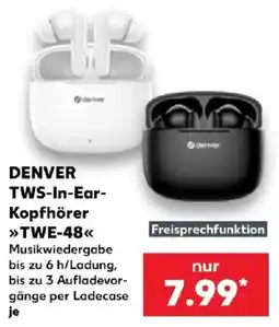 Kaufland DENVER TWS-In-Ear-Kopfhörer »TWE-48« Angebot