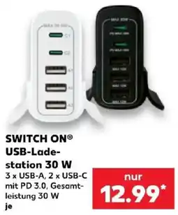Kaufland SWITCH ON® USB-Lade-station 30 W Angebot